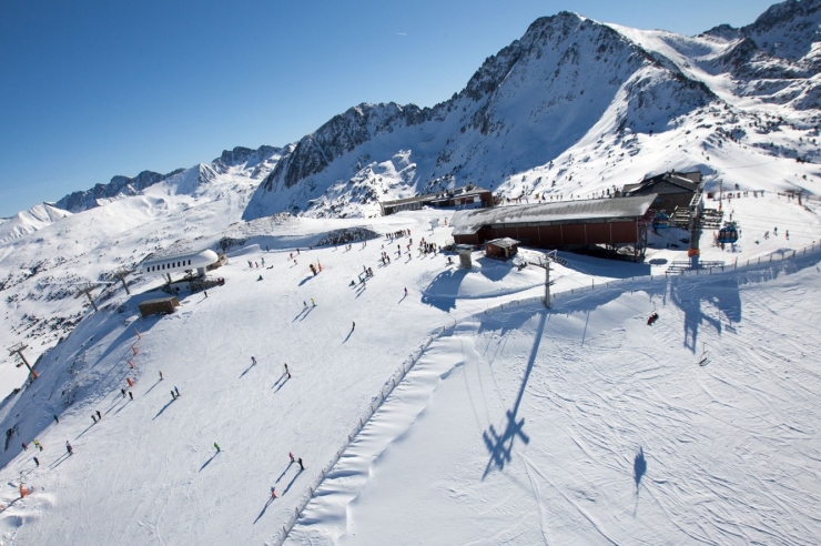 L'estació de Grandvalira.